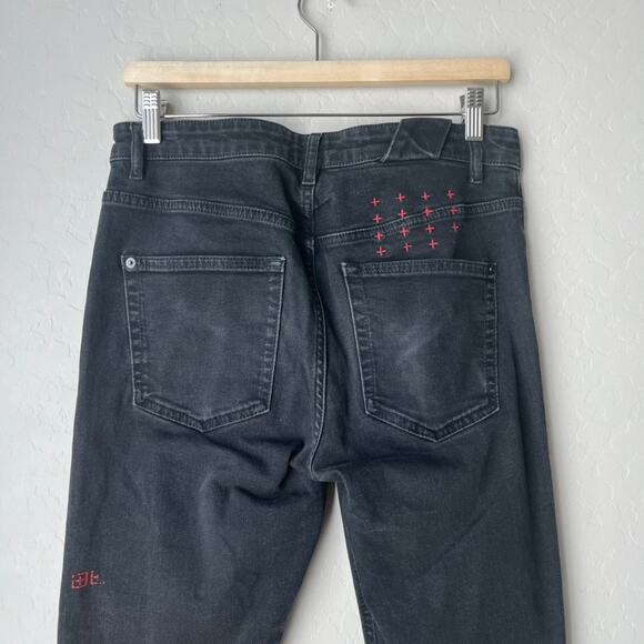 Ksubi Chitch Laid‎ Back Black Slim Fit Mid Rise Denim Jeans Men’s Size 31 - Picture 6 of 9